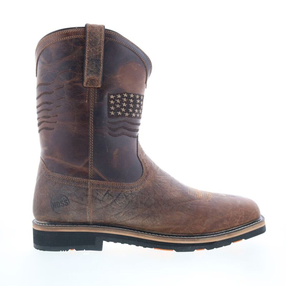 Hoss Mens Rushmore Soft Toe Waterproof Brown Boots (NWT)